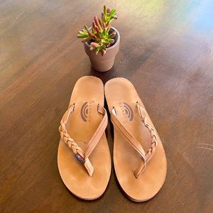 Single Layer Premier Leather 1/2" Strap with Braid